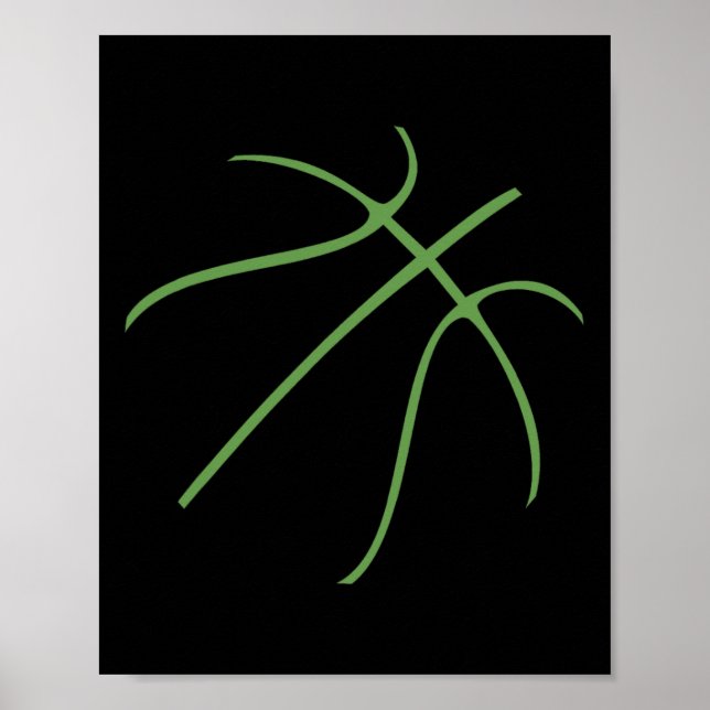 Poster Design Esportivo Fofo de Sketll Com Cor Verde  (Frente)