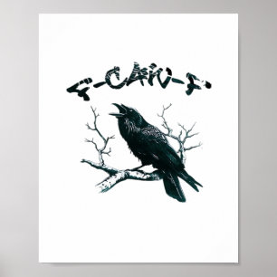 Poster Design Estético F-Caw-F