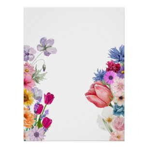 Póster Design estético floral - Flor
