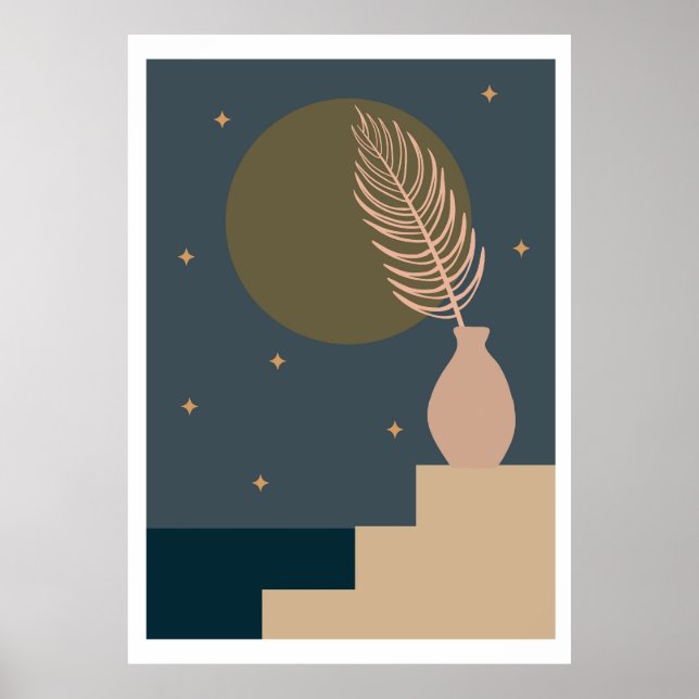 Poster Design floral tropical (Frente)