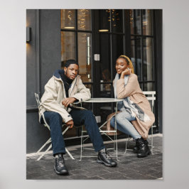 Poster Design Foto do seu próprio Solteiro