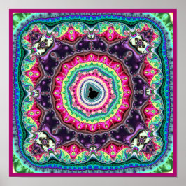 Poster Design Fractal Mandelbrot