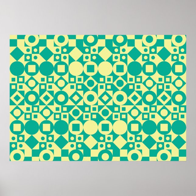 Poster Design geométrico (Frente)