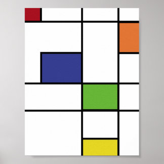 Póster Design geométrico