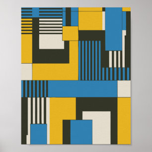 Poster Design Geométrico Abstrato