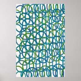 Poster Design Geométrico Colorido de Física Quântica