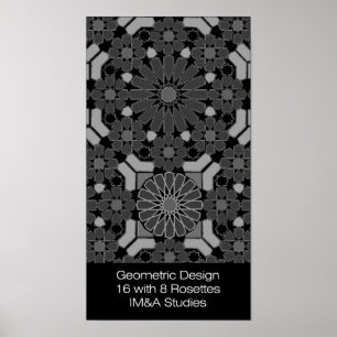 Poster Design geométrico Vert do mosaico