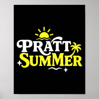 Poster Design Gráfico Divertido de Verão Pratt