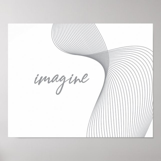 Poster Design gráfico moderno, simples e elegante da Imag (Frente)