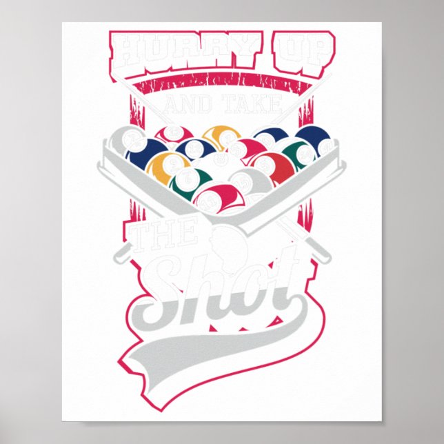 Poster Design Hilariante Para Snooker E Ventiladores Pisc (Frente)