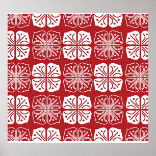 Poster Design indonésio Batik Kawung Gurda