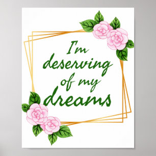 Poster Design inspirador para pessoas fortes que têm son