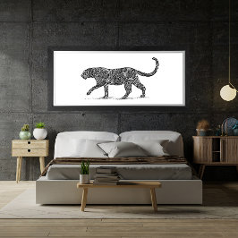 Poster Design-leopardo-negro
