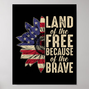 Poster Design Memorial Para Militares E Mulheres Dos Eua