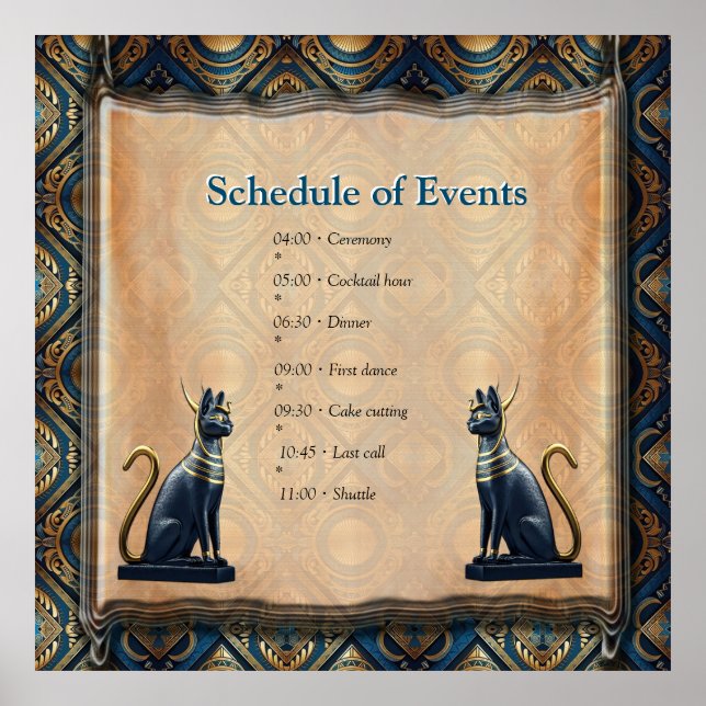 Poster Design moderno egípcio, islâmico, árabe e africano (Frente)