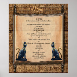 Poster Design moderno egípcio, islâmico, árabe e africano