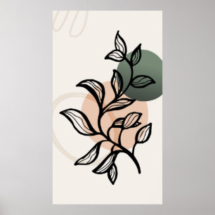 Poster design moderno trendy