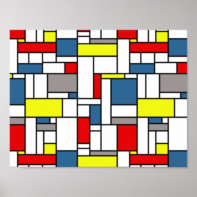 Poster Design mondrian (Frente)