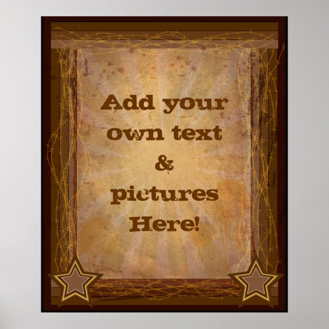 Poster design oeste (Frente)