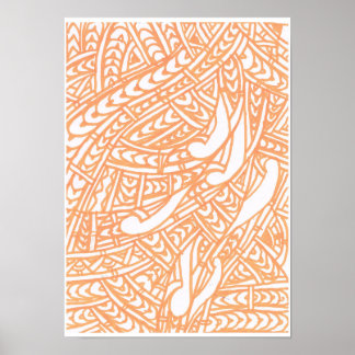 Poster design Orange Tribal 2 por RRW, 2026