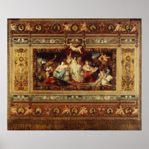 Poster Design para a cortina na ópera Dresden