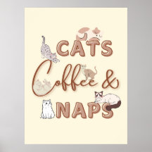 Design para gatos e sopros de café