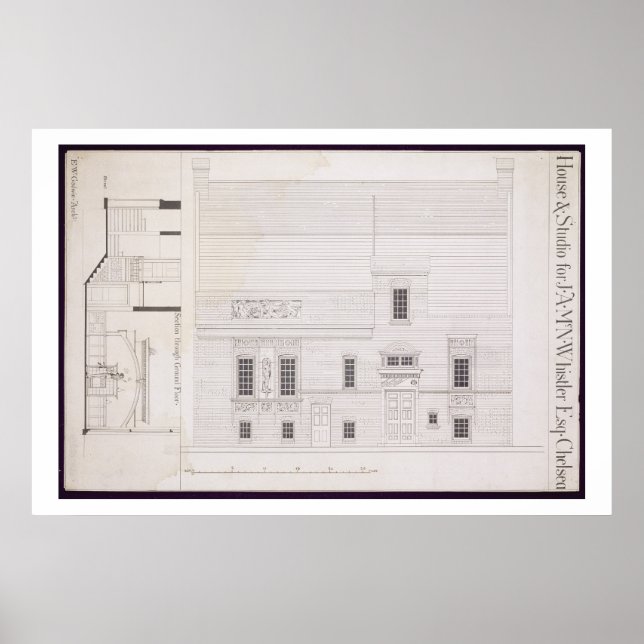 Poster Design para House & Studio para J.A.M. Whistler Es (Frente)