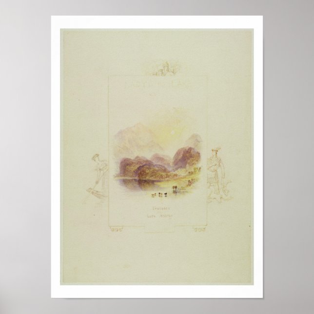 Poster Design para uma ilustração do 'Lad' de Walter Scot (Frente)