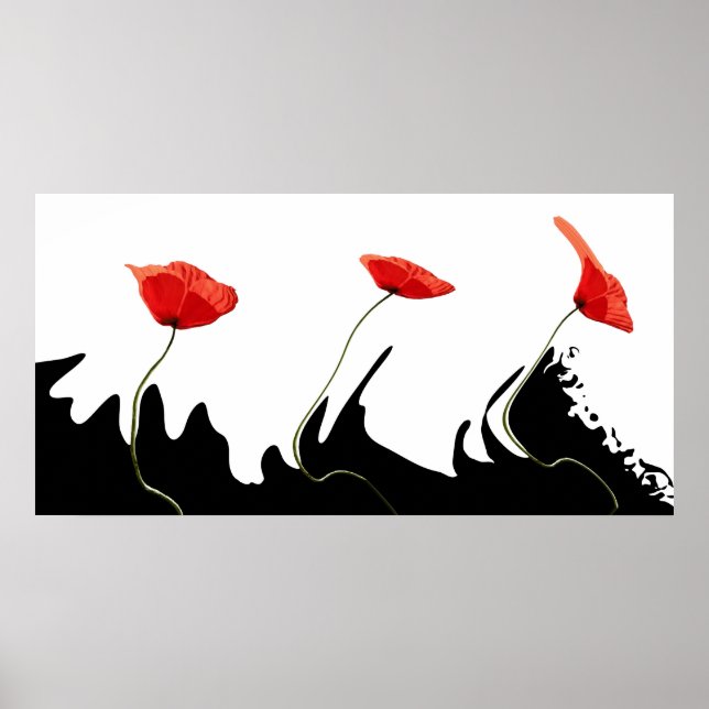 Póster Design poppies (Frente)