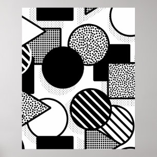 Poster Design preto minimalista III