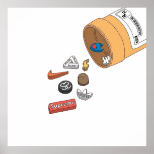 Poster Design sarcástico de roupas de abelha