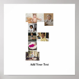 Poster Design Sua Própria Colagem de Fotografias F