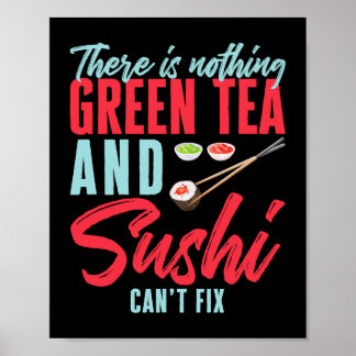 Poster Design Sushi para Comida japonesa Wasabi Lover