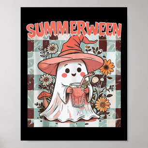 Poster Design Ta de queda do Dia de as Bruxas engraçado S