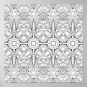 Póster Design tribal 2 de Zendoodle