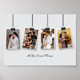 Poster Design Your Own 4 Photo Collage