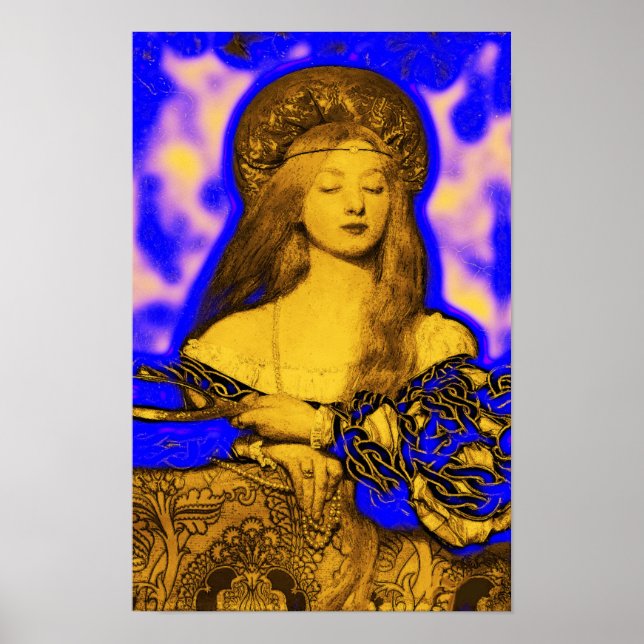 PÓSTER DESIGNER DE CUSTO DE FASHION DE BELEZA VANITÁRIA (Frente)