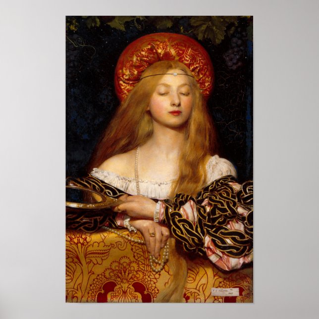 POSTER DESIGNER DE CUSTO DE FASHION DE BELEZA VANITÁRIA (Frente)