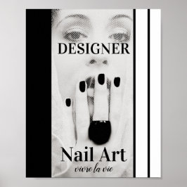 Poster Designer Fashion Fingernail Art