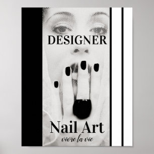 Poster Designer Fashion Fingernail Art