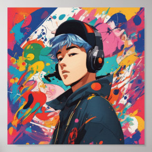 Poster designs de arte coloridos modernos