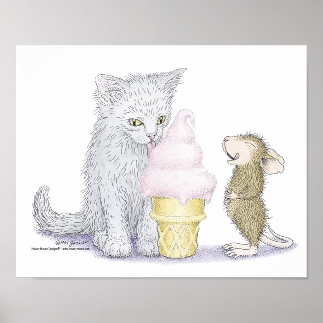 Poster Designs de mouse da casa® - Arte de parede (Frente)