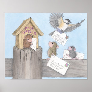 Poster Designs de mouse da casa® - Arte de parede