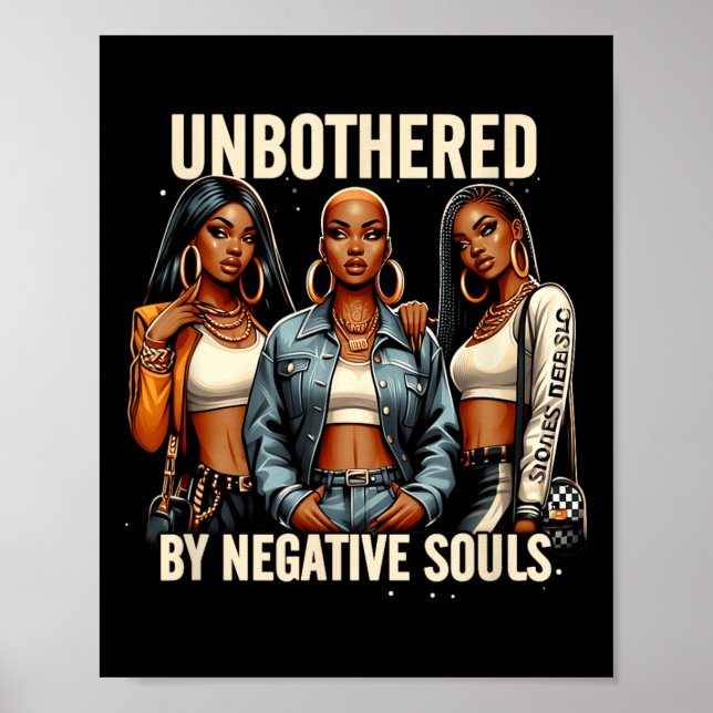 Poster Desincomodada Por Negra Negra (Frente)
