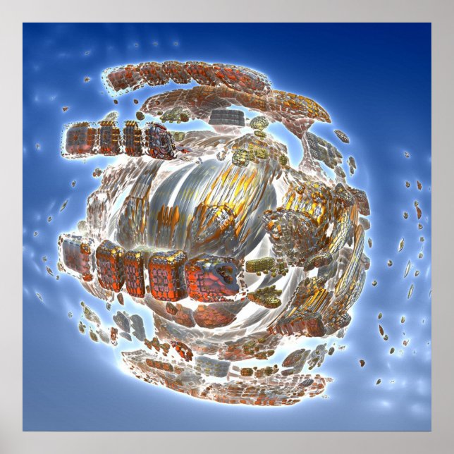 Poster Desintegração de Espaços (Frente)