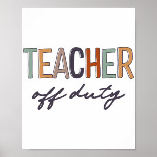 Poster Desligado No Dia Passado Da Escola