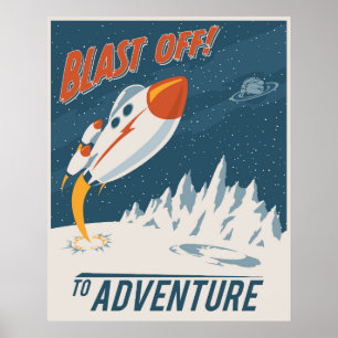 Póster Desligar para o Adventure - Formato grande