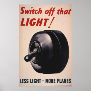 Póster Desligue essa luz!