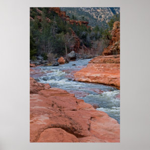 Poster Deslize a rocha em Sedona, AZ 3590