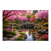 Deslumbrante Jardim Japonês & Lago de Koi